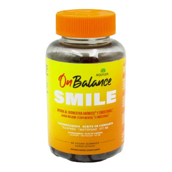 AQUILEA ONBALANCE SMILE  60 GOMINOLAS SABOR CITRICO