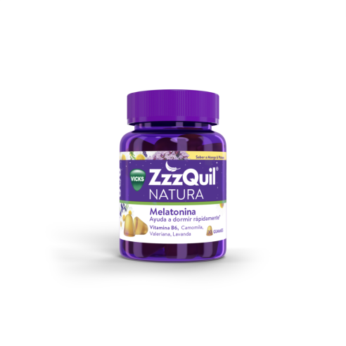 ZZZQUIL NATURA  30 GUMMIES SABOR MANGO & PLATANO