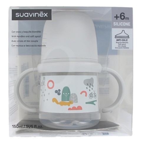 BIBERON SILICONA SUAVINEX ENTRENA 150 ML CON...