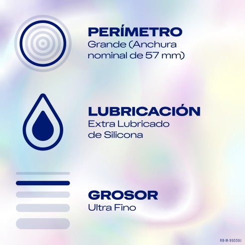 DUREX INVISIBLE XL PRESERVATIVOS 10 UNIDADES