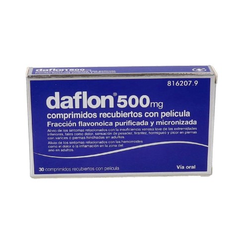 DAFLON 500 MG 30 COMPR RECUB