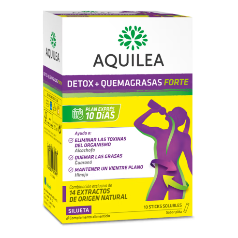 AQUILEA DETOX  QUEMAGRASAS FORTE 10 STICKS