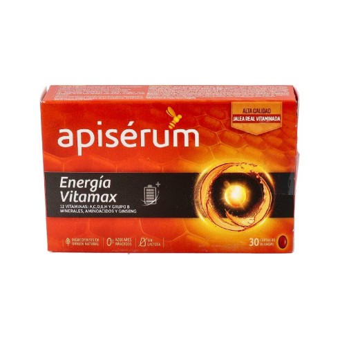 APISERUM ENERGIA VITAMAX  30 CAPSULAS BLANDAS