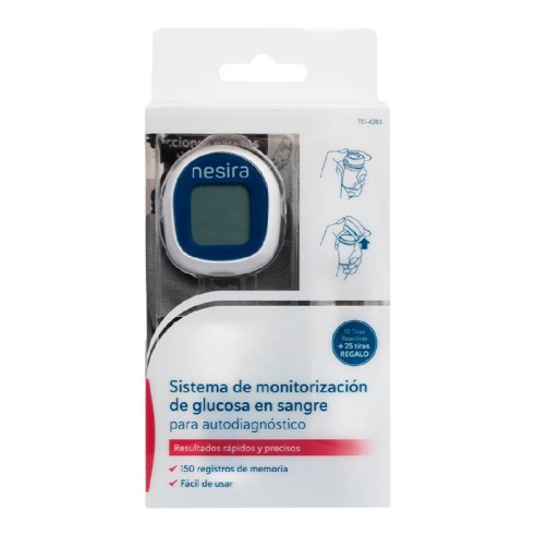 GLUCOMETRO MONITORIZACION GLUCOSA EN SANGRE...