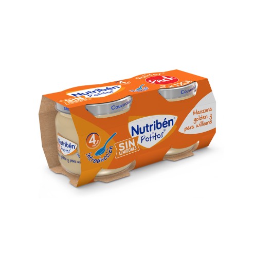 NUTRIBEN POTITOS MANZANA GOLDEN PERA WILLIAMS...