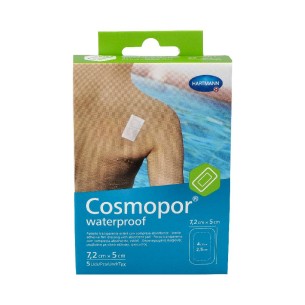 COSMOPOR WATERPROOF APOSITO ADHESIVO 5 UNIDADES 7,2 CM X 5 C