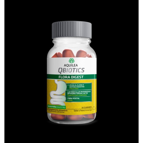 AQUILEA QBIOTICS FLORA DIGEST  30 GUMMIES