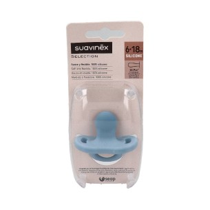 CHUPETE TODOSILICONA FISIOLOGICO SUAVINEX 6-18 M 1 UNIDAD