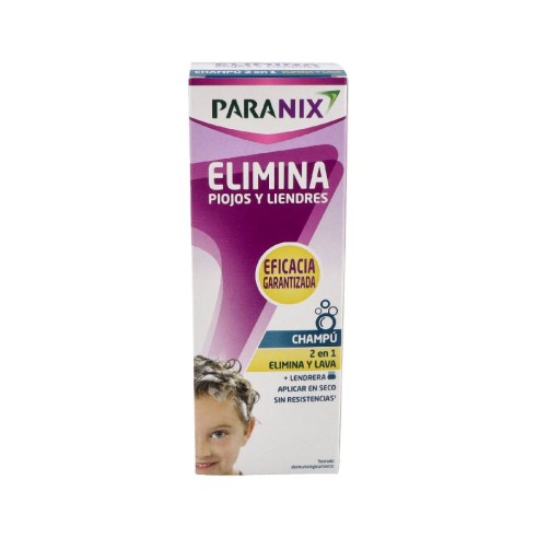 PARANIX ELIMIINA PIOJOS Y LIENDRES  1 ENVASE...