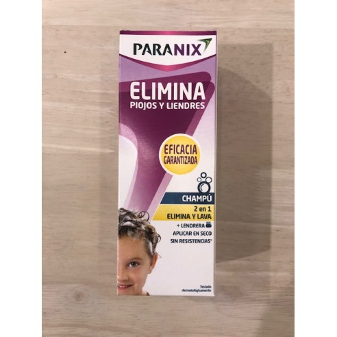 PARANIX ELIMIINA PIOJOS Y LIENDRES  1 ENVASE...