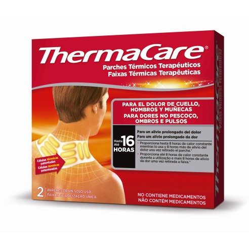 THERMACARE PARCHE TERMICO CUELLO HOMBRO MUÑECA...