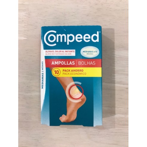COMPEED AMPOLLAS  TALLA MEDIANA 10 UNIDADES...