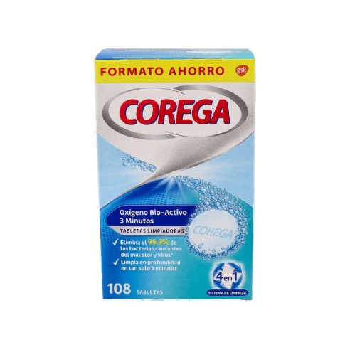 COREGA OXIGENO BIO-ACTIVO LIMPIEZA PROTESIS...