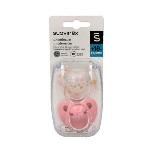 CHUPETE SILICONA ANATOMICO SUAVINEX CLASICO 18M 2 U