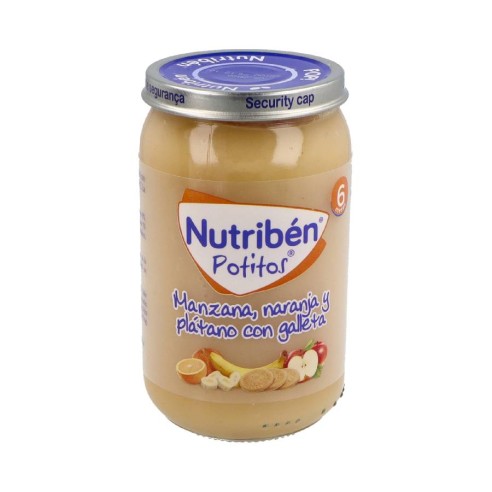 NUTRIBEN MANZANA NARANJA PLATANO Y GALLETA...