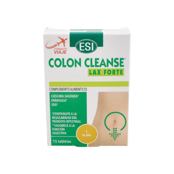 COLON CLEANSE LAX FORTE  15 TABLETAS VIAJE
