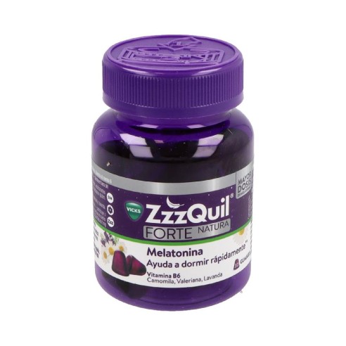 ZZZQUIL NATURA FORTE  30 GUMMIES SABOR FRUTOS DEL BOSQUE