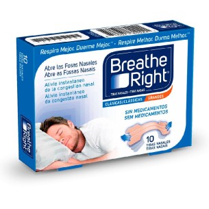 TIRAS NASALES BREATHE RIGHT MED/GDE 10 U