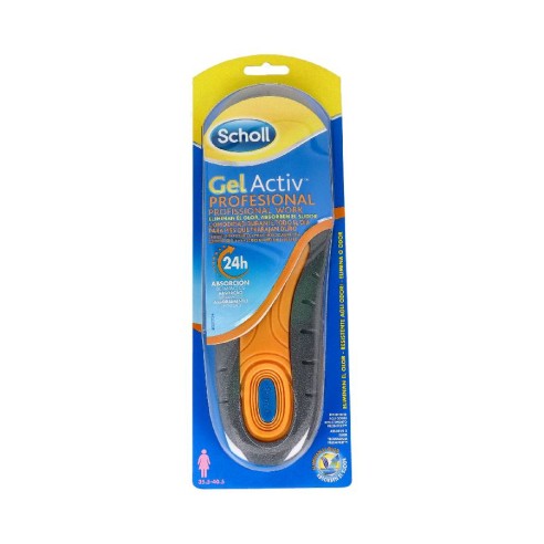 DR SCHOLL GELACTIV  PROFESIONAL MUJER 1 PAR