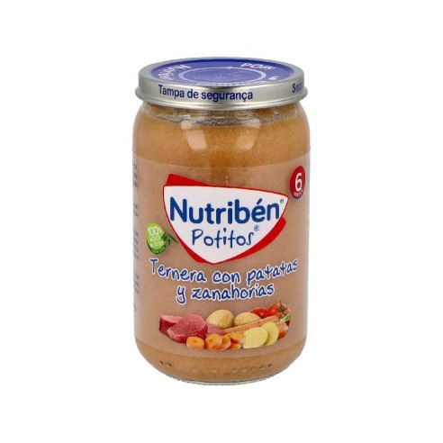 NUTRIBEN TERNERA CON PATATAS Y ZANAHORIAS...