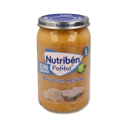 NUTRIBEN SUPREMA DE MERLUZA CON ARROZ  POTITO...