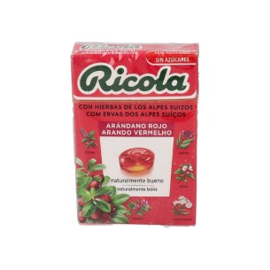 RICOLA CARAMELOS SIN AZUCAR  ARANDANO 50 G