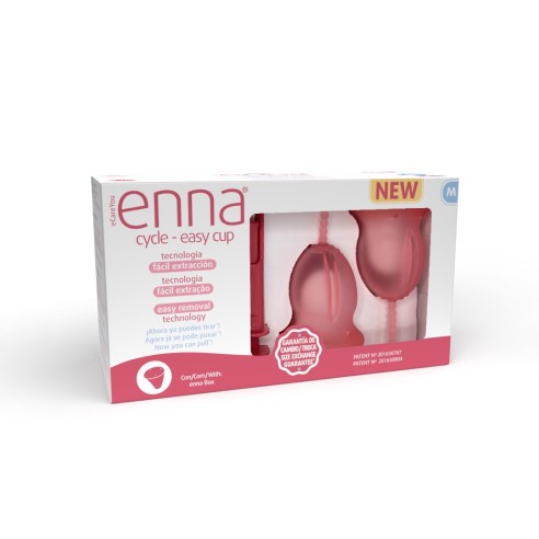 ENNA CYCLE EASY CUP  1 UNIDAD TALLA M CON...