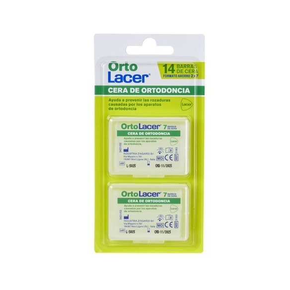 CERA ORTODONCIA PROTECTORA ROZADURA ORTOLACER 14 BARRITAS