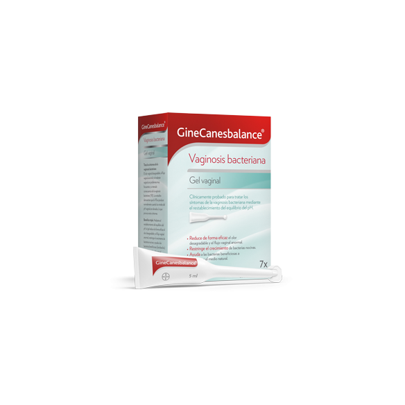 GINECANESBALANCE GEL VAGINAL  7 TUBOS 5 ML
