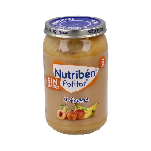 NUTRIBEN POTITOS 4 FRUTAS  1 ENVASE 235 G
