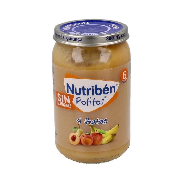 NUTRIBEN POTITOS 4 FRUTAS  1 ENVASE 235 G