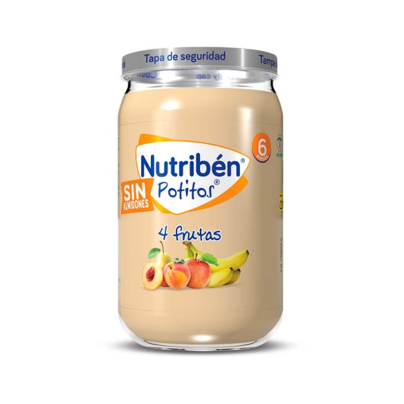 NUTRIBEN POTITOS 4 FRUTAS  1 ENVASE 235 G
