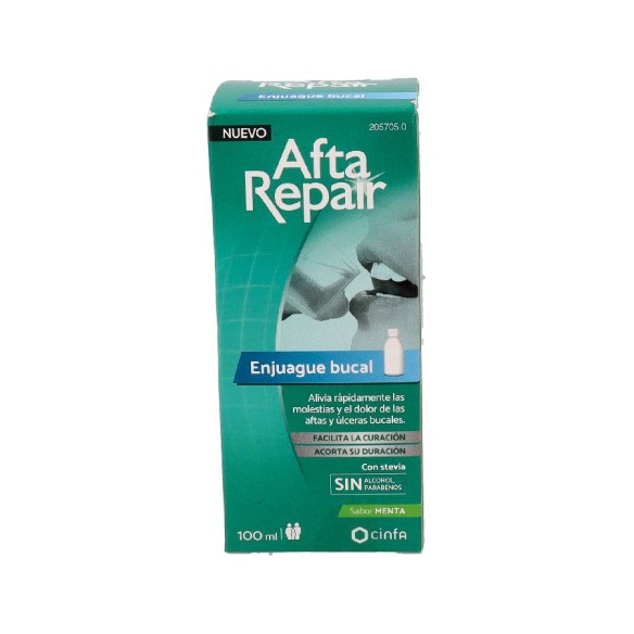 AFTA REPAIR ENGUAJUE BUCAL  1 ENVASE 100 ML SABOR MENTA