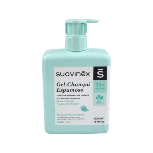 SUAVINEX BABY GEL BAÑO ESPUMOSO  1 ENVASE 500 ML