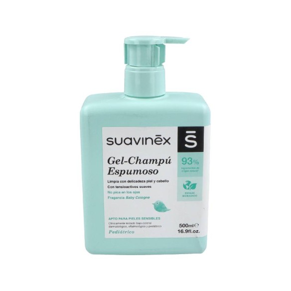 SUAVINEX BABY GEL BAÑO ESPUMOSO  1 ENVASE 500 ML