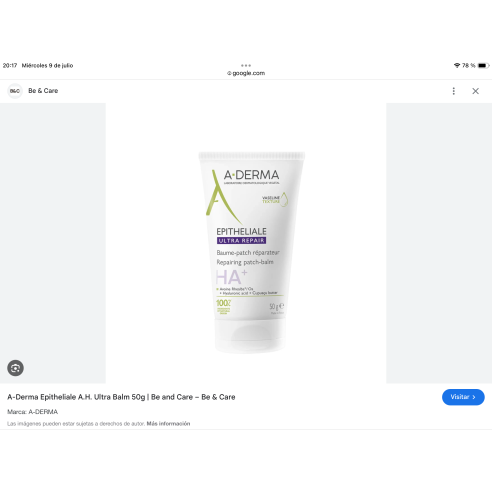 A-DERMA EPITHELIAL ULTRA-REPAIR BALSAMO PARCHE...