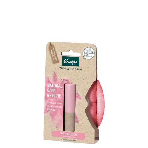 KNEIPP BALSAMO LABIAL CON COLOR NATURAL ROSA 3,5 G
