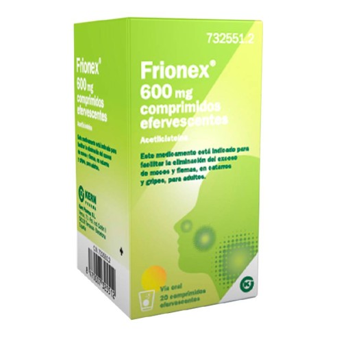 FRIONEX 600 MG 20 COMPRIMIDOS EFERVESCENTES