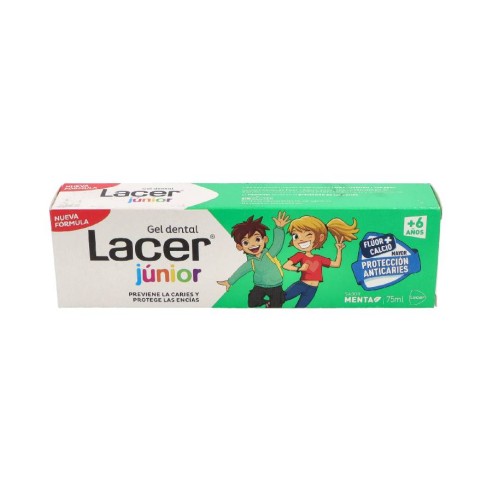 LACER JUNIOR GEL DENTAL  75 ML MENTA