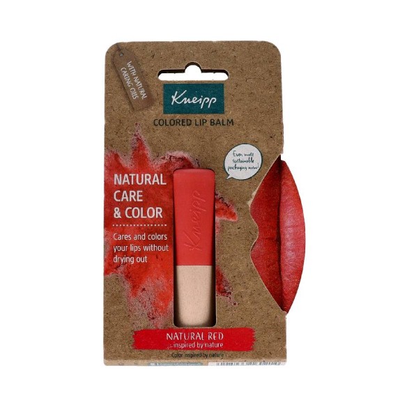 KNEIPP BALSAMO LABIAL CON COLOR NATURAL ROJO  3,5 G