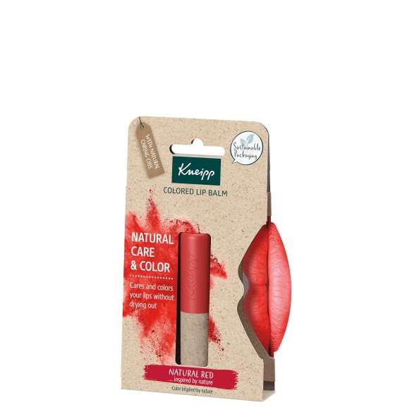 KNEIPP BALSAMO LABIAL CON COLOR NATURAL ROJO  3,5 G