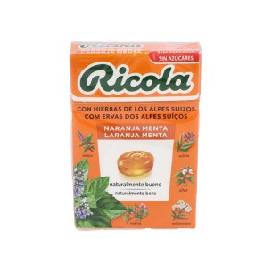 RICOLA CARAMELOS SIN AZUCAR  NARANJA 50 G
