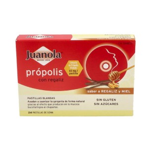 JUANOLA PASTILLAS BLANDAS PROPOLIS  REGALIZ  48 G