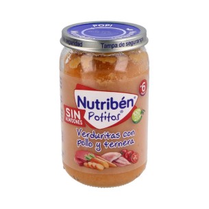 NUTRIBEN POLLO Y TERNERA CON VERDURITAS  POTITO 235 G