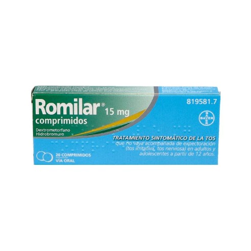ROMILAR 15 MG 20 COMPRIMIDOS ( NO PREPARAN )
