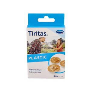 TIRITAS PLASTIC APOSITO ADHESIVO 20 REDONDAS