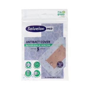 SALVELOX MED ANTIBACT COVER APOSITO ADHESIVO 5 APOSITOS 76 M
