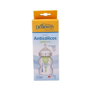 BIBERON BOCA ANCHA PP OPTIONS DR BROWN´S NATURAL FLOW 150 M