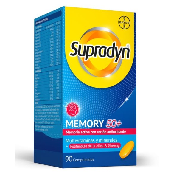 SUPRADYN MEMORY 50, 90 COMPRIMIDOS