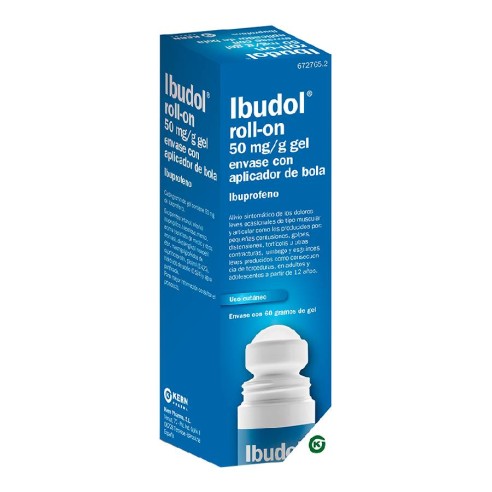 IBUDOL ROLL-ON 50 mg/g GEL CUTANEO 1 TUBO CON APLICADOR DE B
